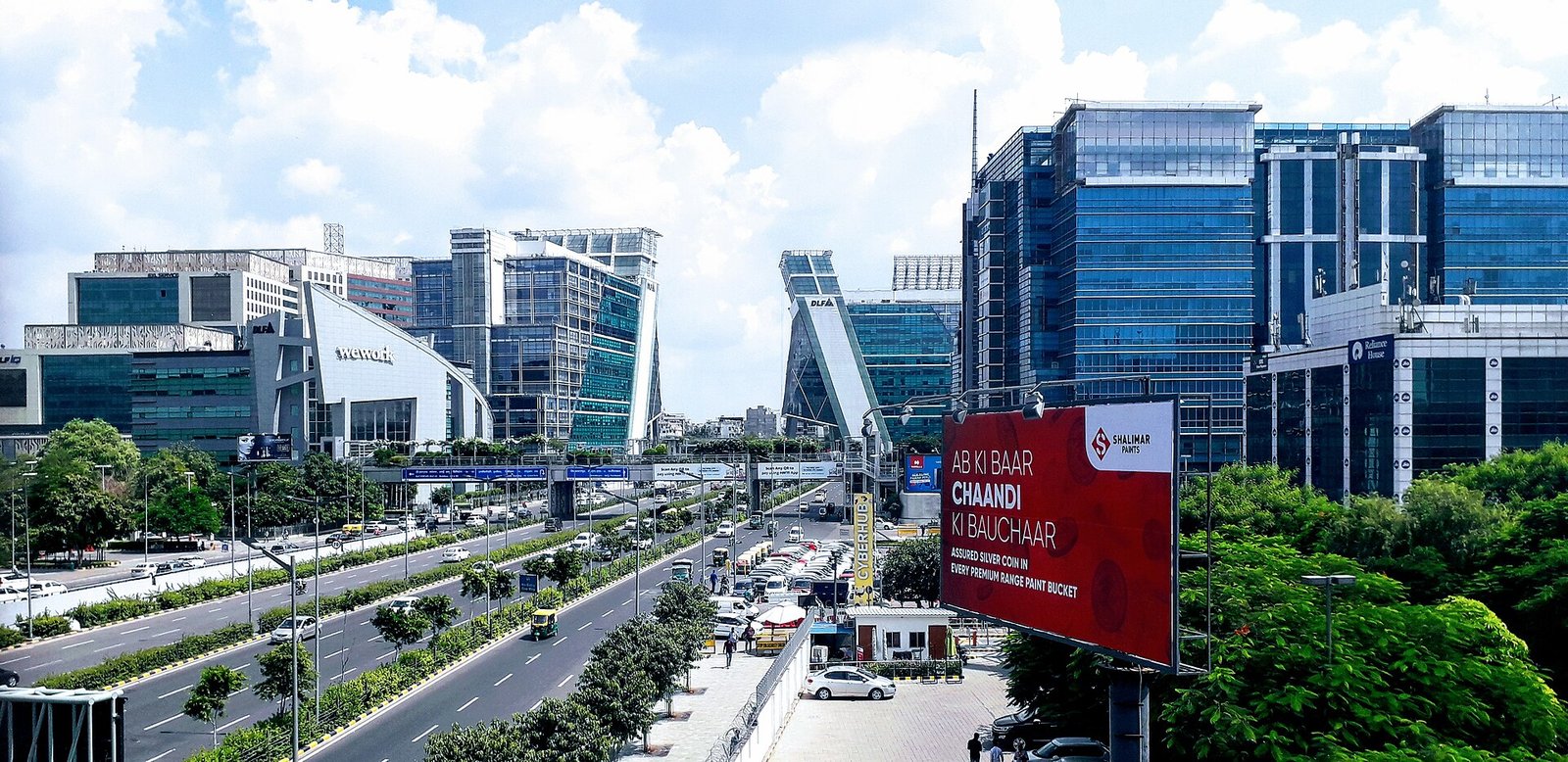 Gurgaon DLF Cyber City Skyline
